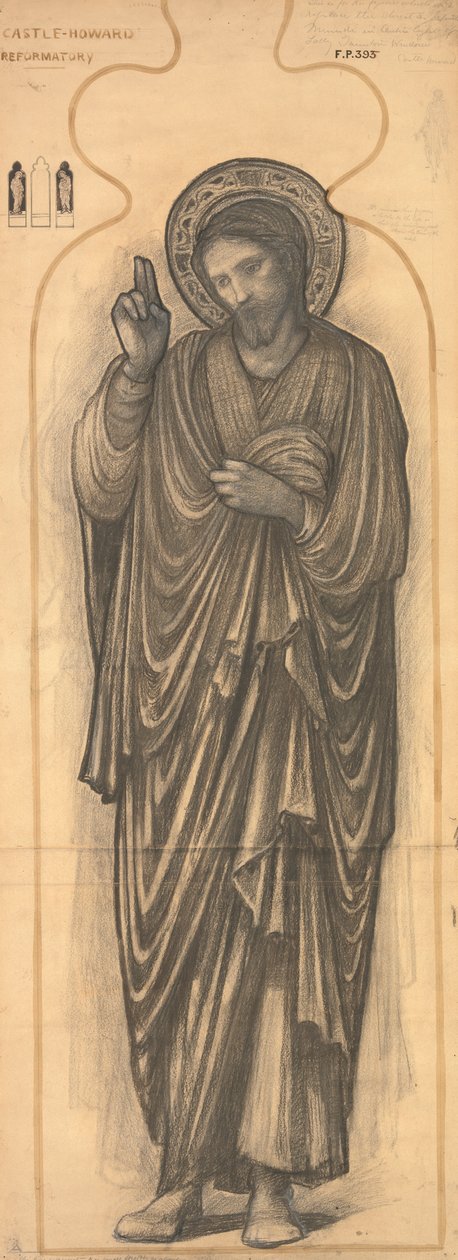 Salvator Mundi door Edward Burne Jones