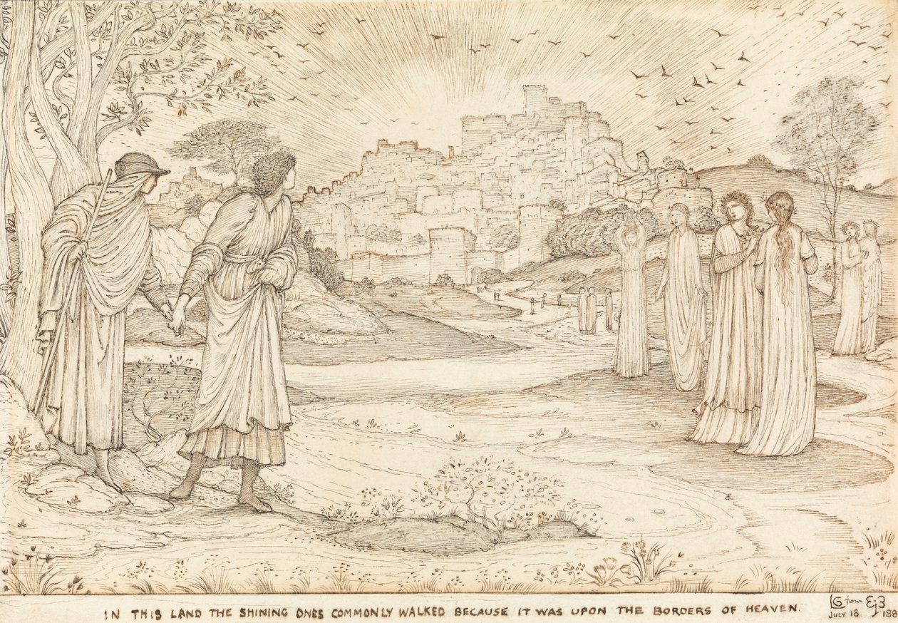 Het Land van Beulah door Edward Burne Jones