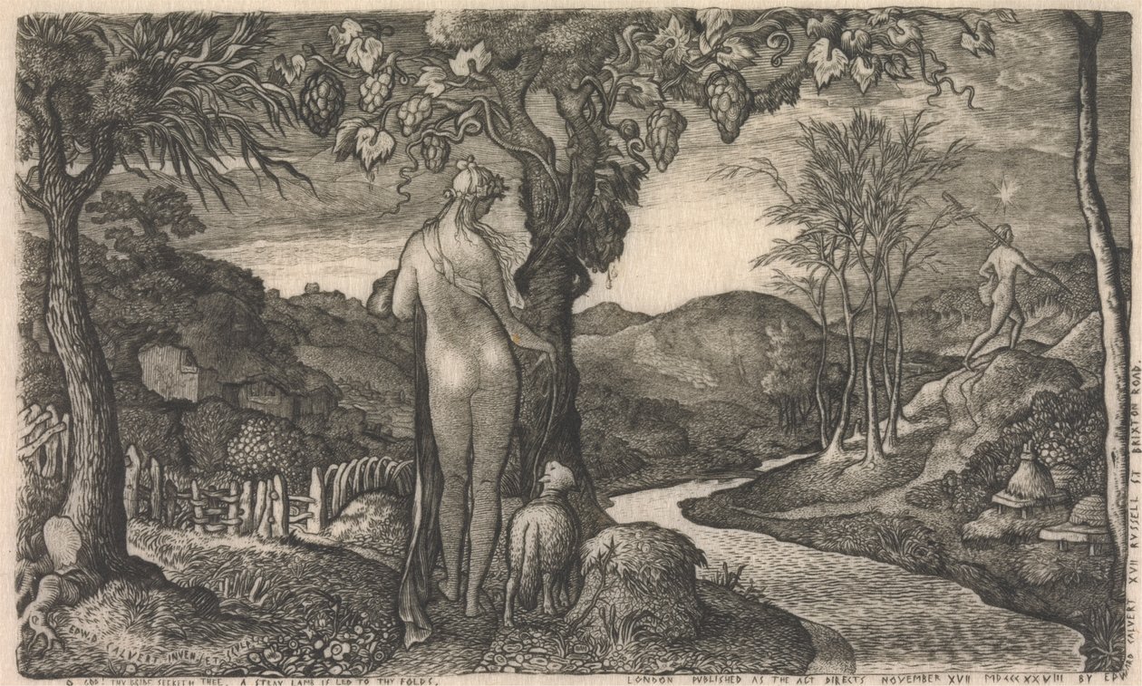 De Bruid door Edward Calvert