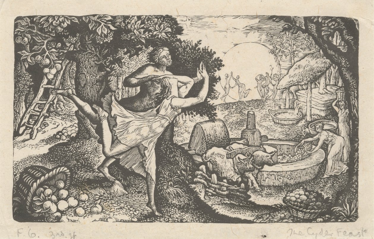 Het ciderfeest door Edward Calvert