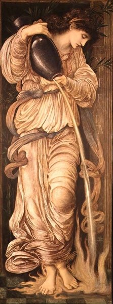 Matigheid, c.1867 door Edward Coley Burne Jones