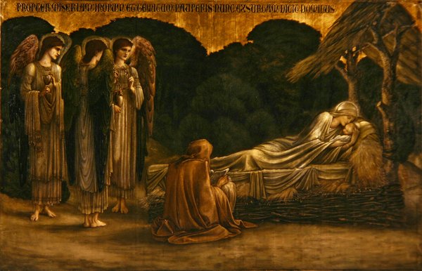 De koning en de herder door Edward Coley Burne Jones