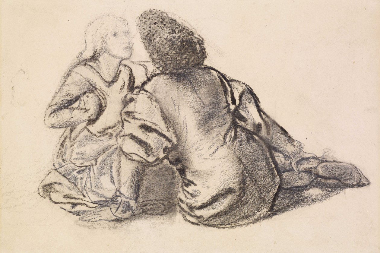 Een idylle door Edward Burne Jones