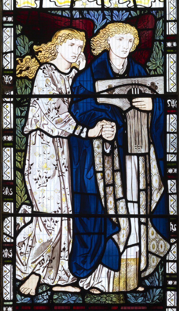 Muzikale Engel, 1865 door Edward Burne Jones