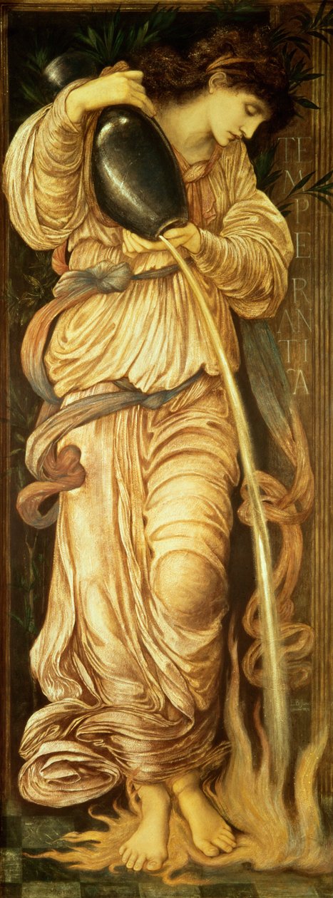 Temperantia, 1872 door Edward Burne Jones