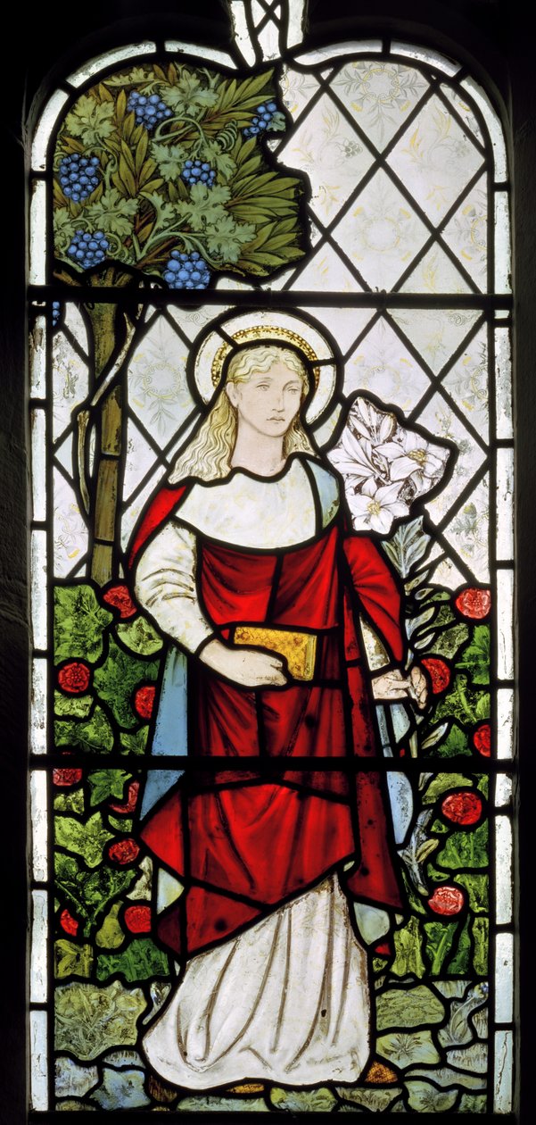 De Maagd Maria, 1873 door Edward Burne Jones