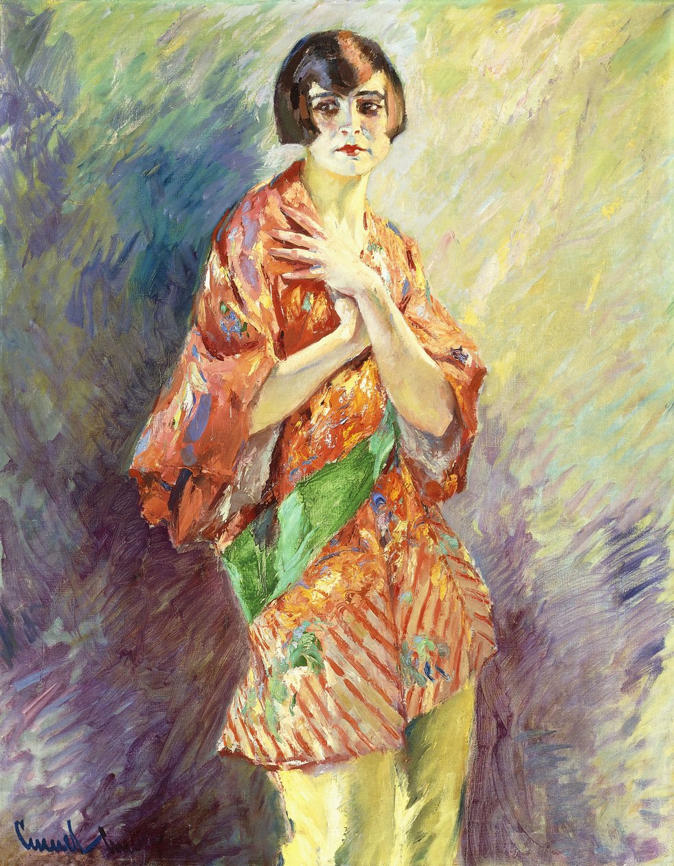 Gitta Cucuel, de danseres door Edward Cucuel