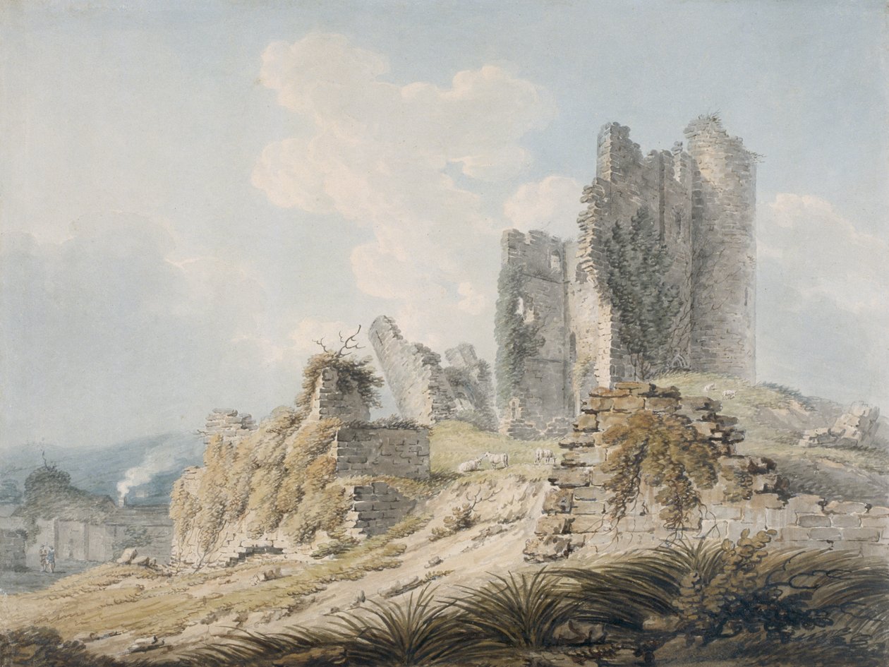 Kasteel Caerphilly door Edward Dayes