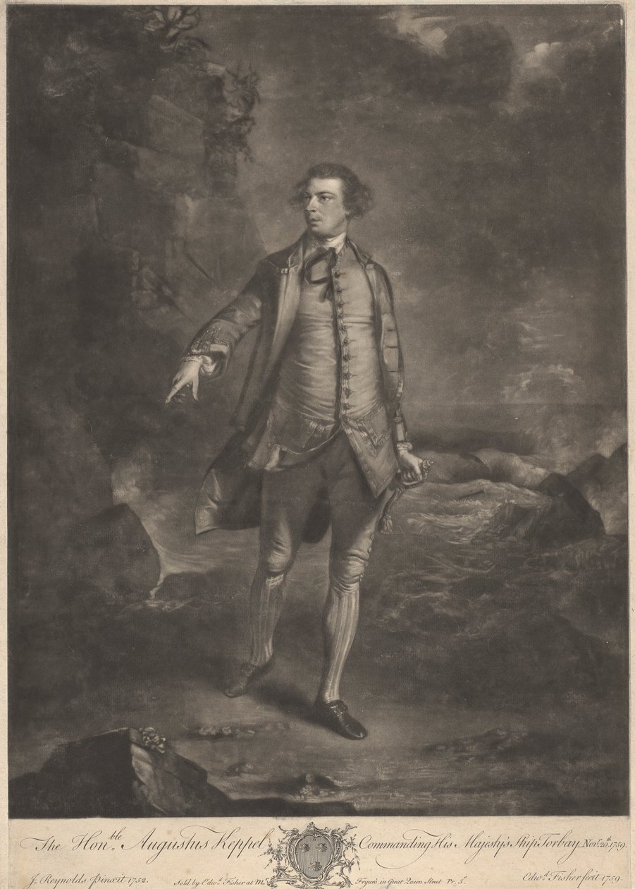 De Eerwaarde Augustus Keppel door Edward Fisher