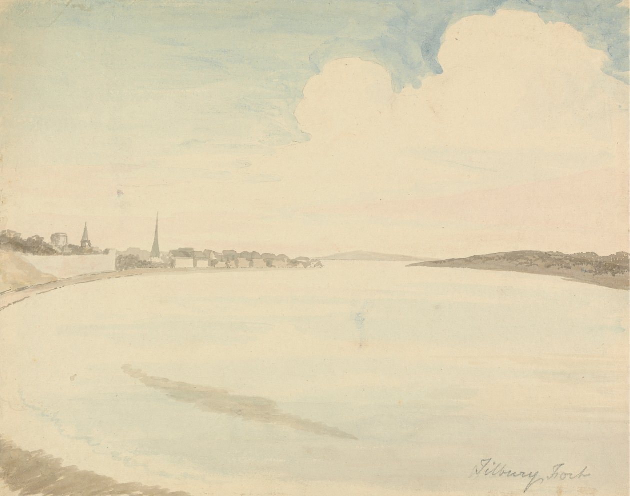 Tilbury Fort door Edward Francis Burney