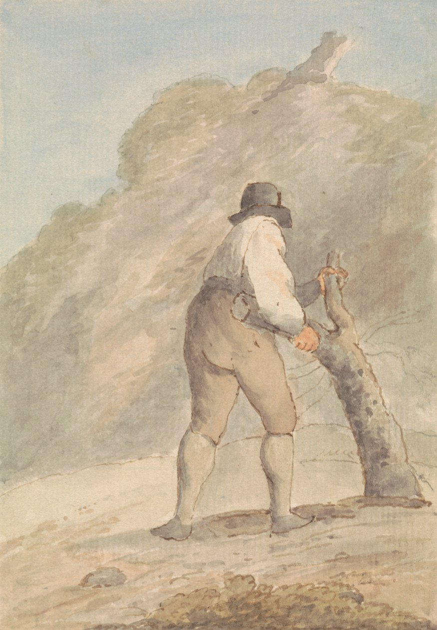 Houthakker door Edward Francis Burney