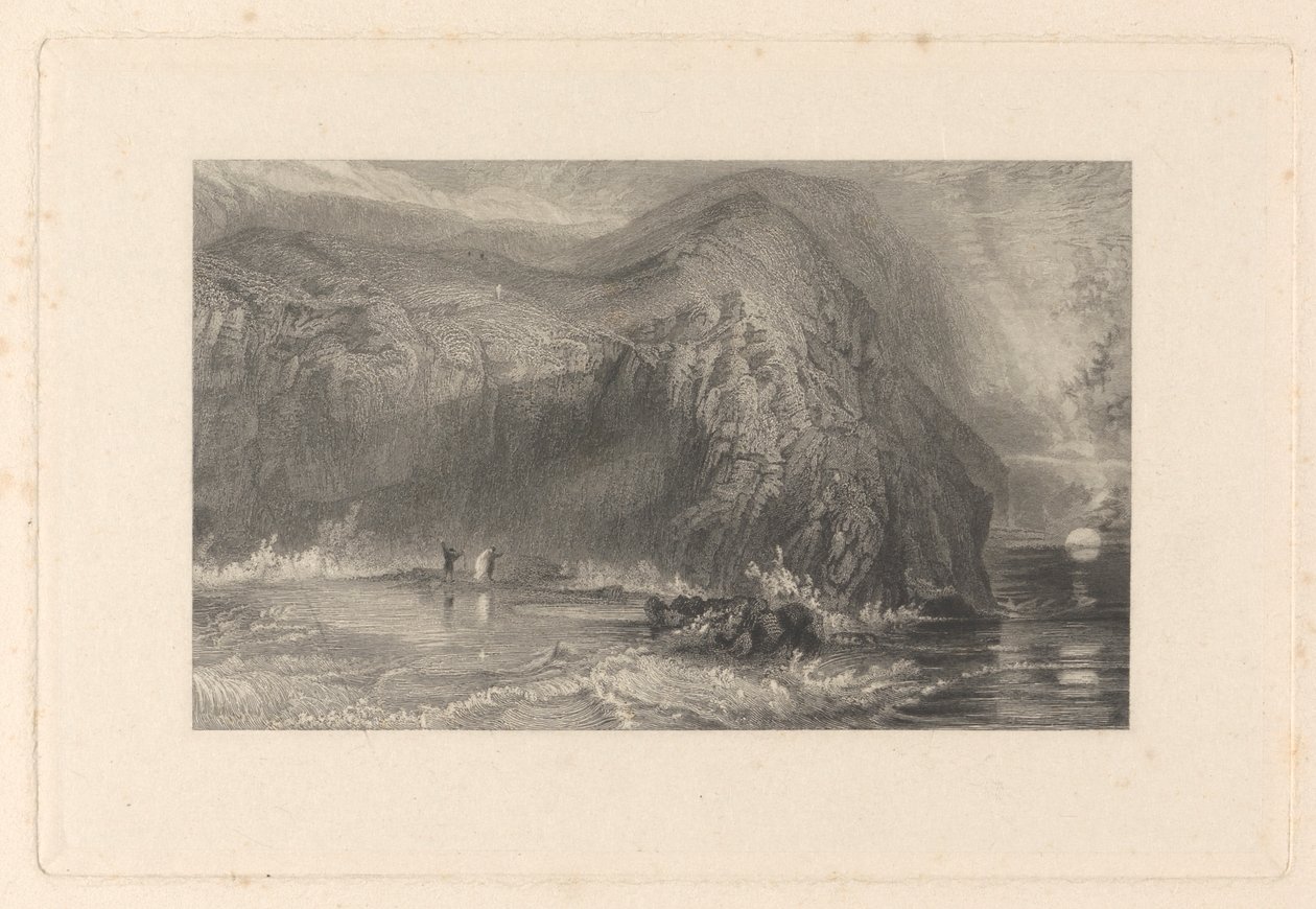 Bally-Burgh Ness door Edward Francis Finden