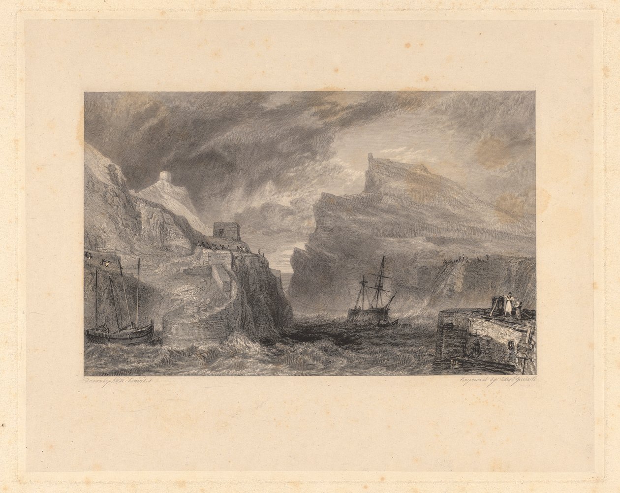 Boscastle, Cornwall door Edward Goodall