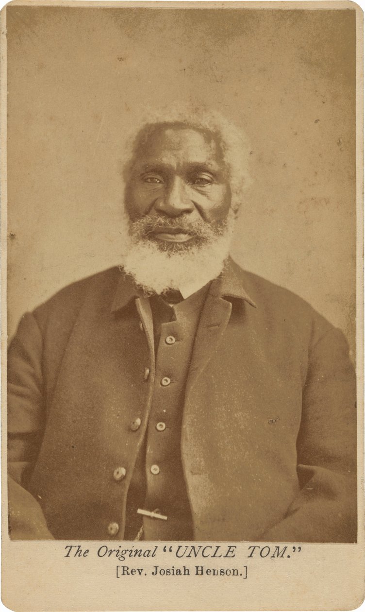 Dominee Josiah Henson, ca. 1876 (foto) door Edward H. Hart