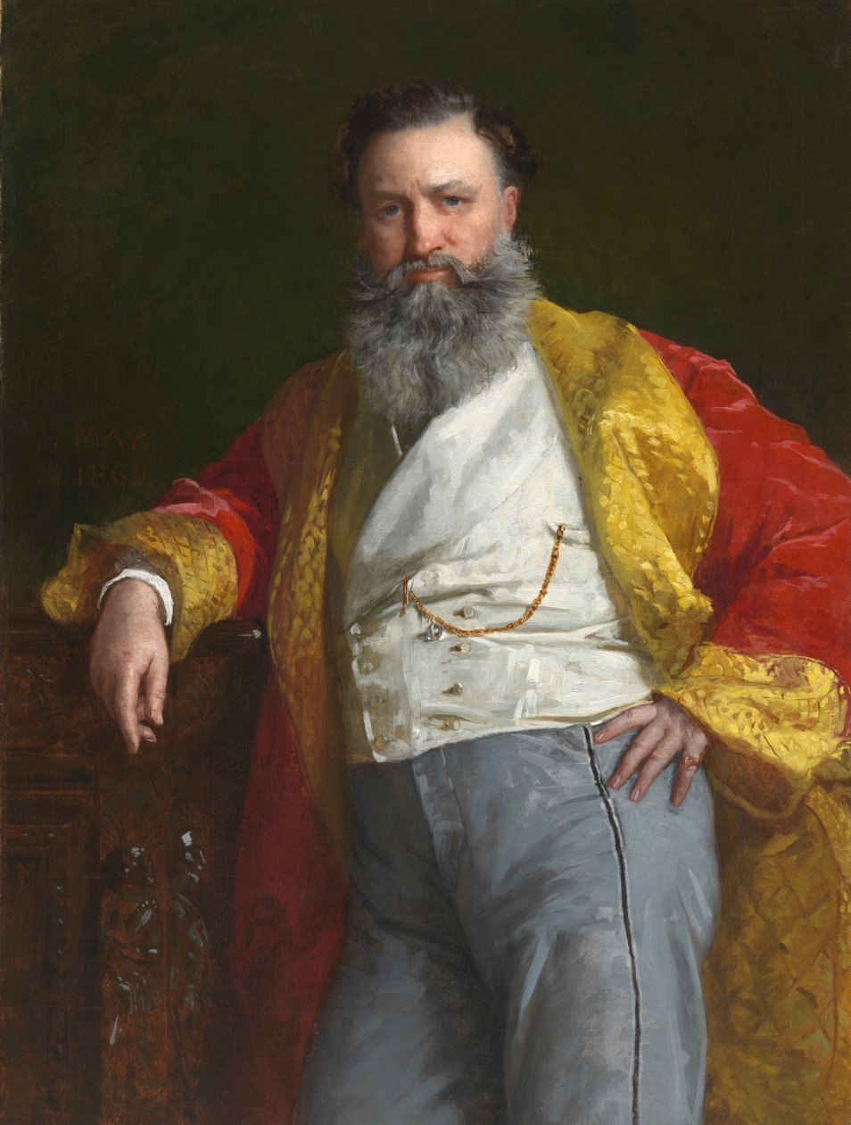Isaac Merrit Singer door Edward Harrison May