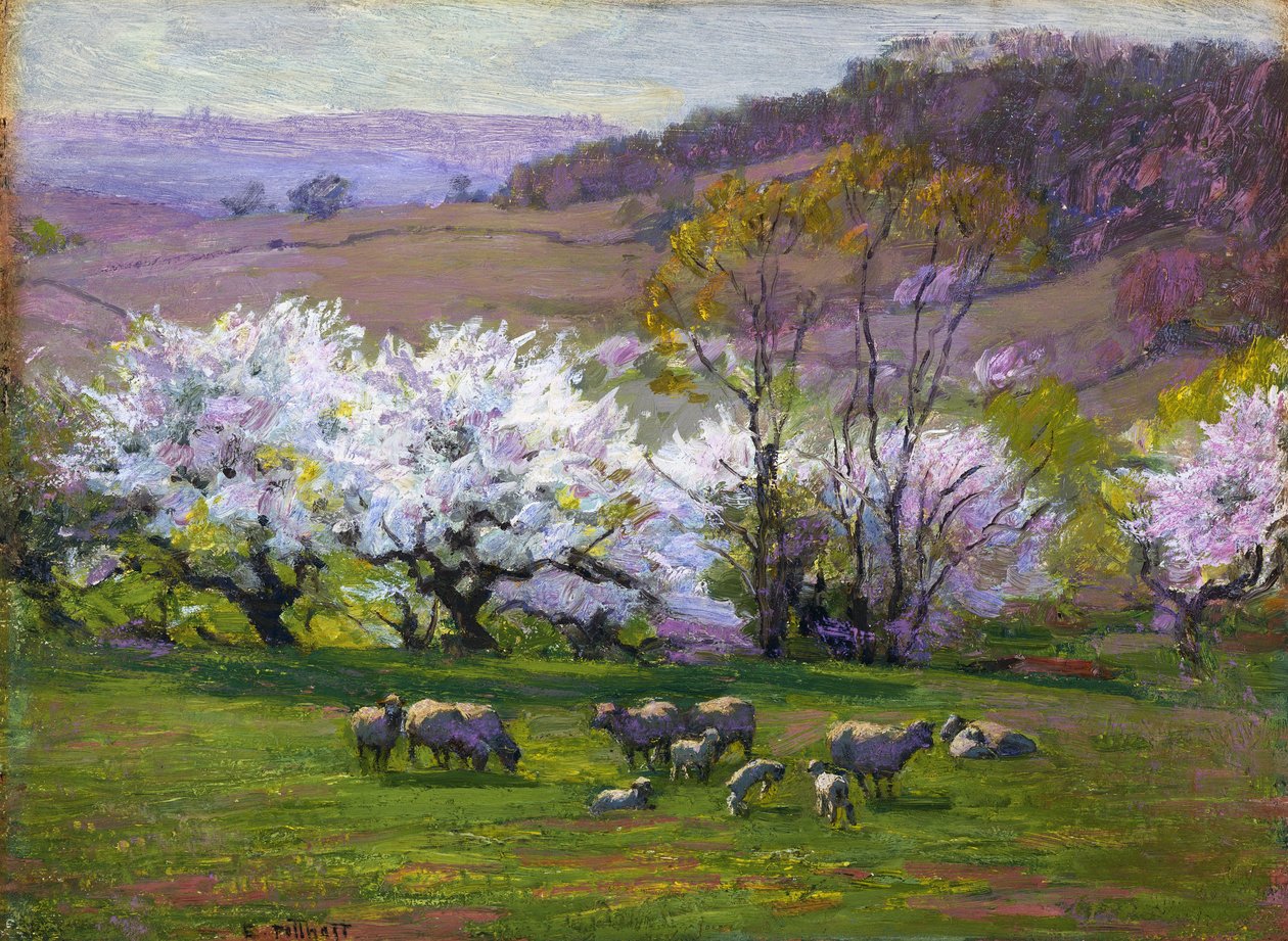 Bloesemtijd door Edward Henry Potthast
