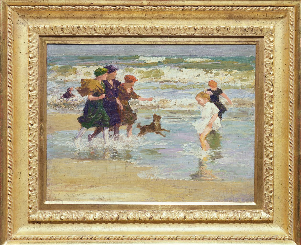 Spetteren door Edward Henry Potthast