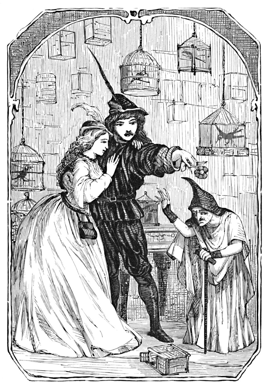 Jorinde en Joringel, 1901 door Edward Henry Wehnert