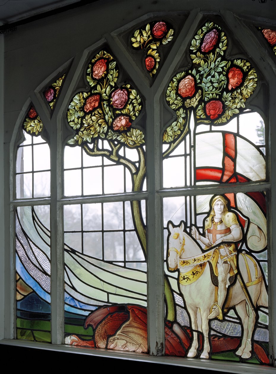 Sint Joris en de Draak door Edward Holmes Jewitt