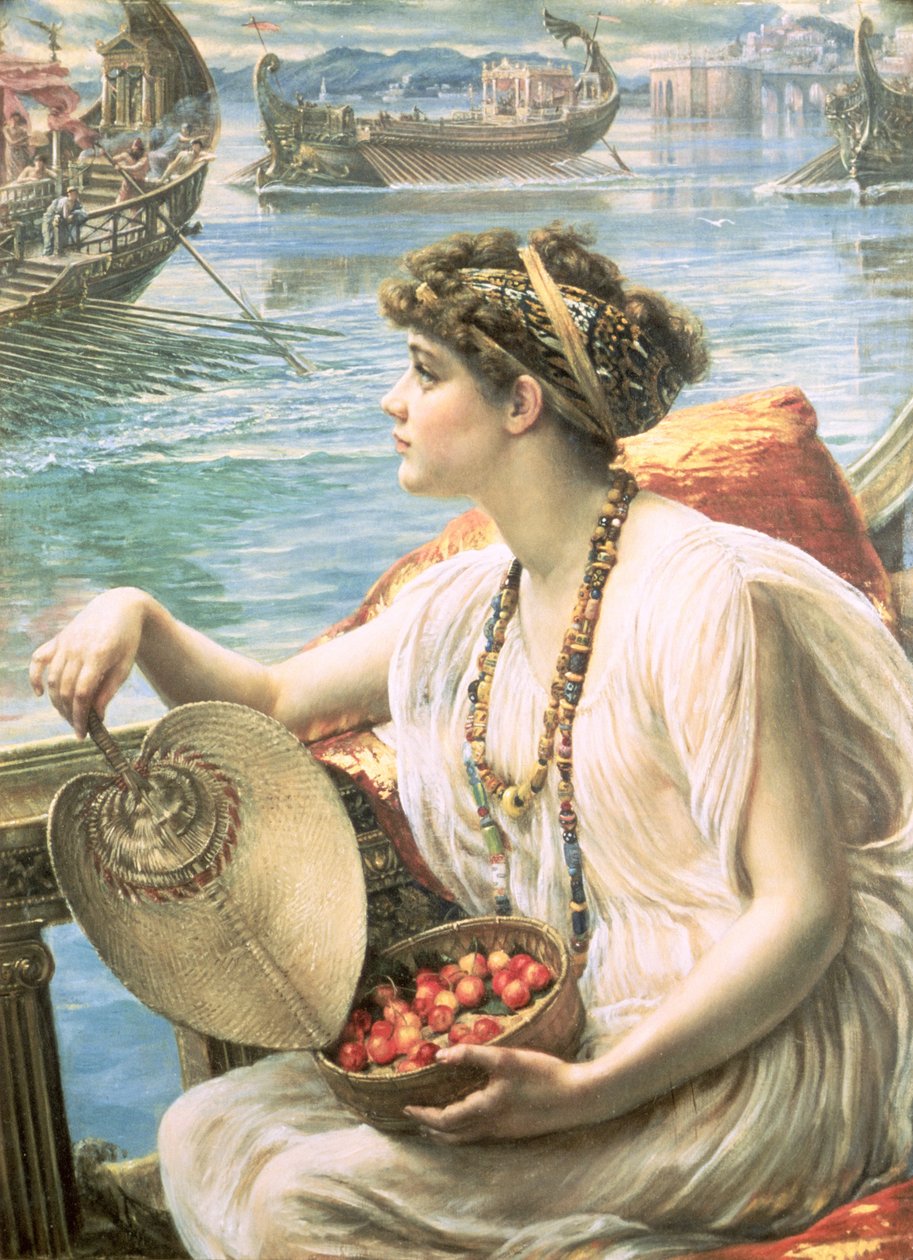 Een Romeinse bootrace door Edward John Poynter