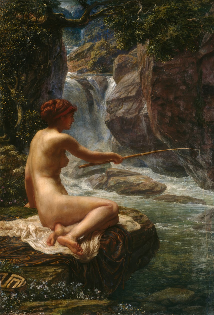 Nimf van de stroom door Edward John Poynter