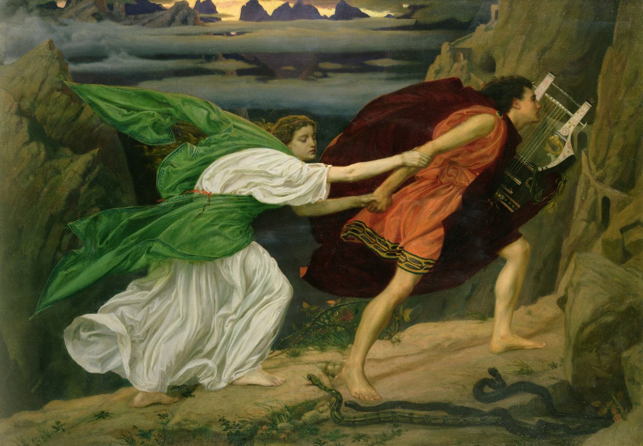 Orpheus en Eurydice, 1862 door Edward John Poynter