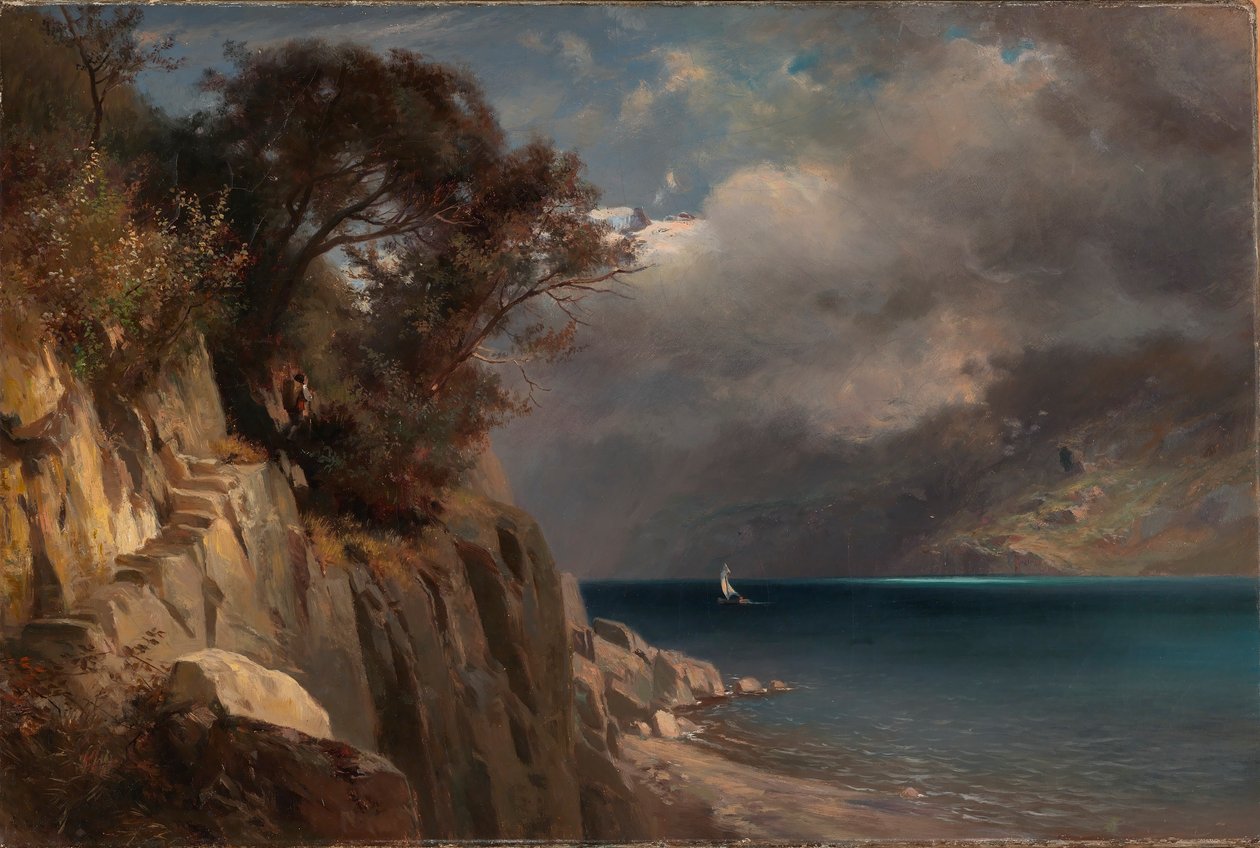 Meer Scène door Edward L. Custer