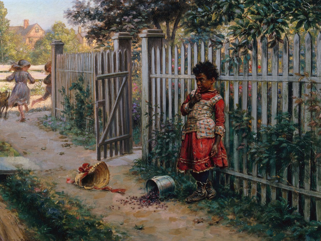 Mediterende wraak door Edward Lamson Henry