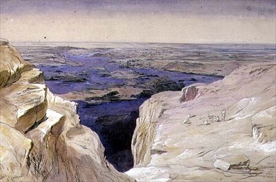 Aboo Seer: Noordelijke Nijl door Edward Lear