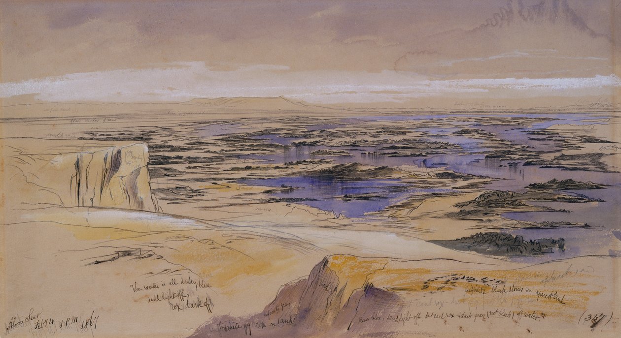 Abou Seer door Edward Lear