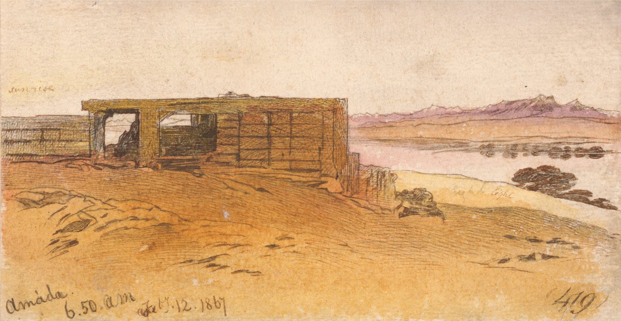 Amada, 6:50 am, 12 februari 1867 (419) door Edward Lear