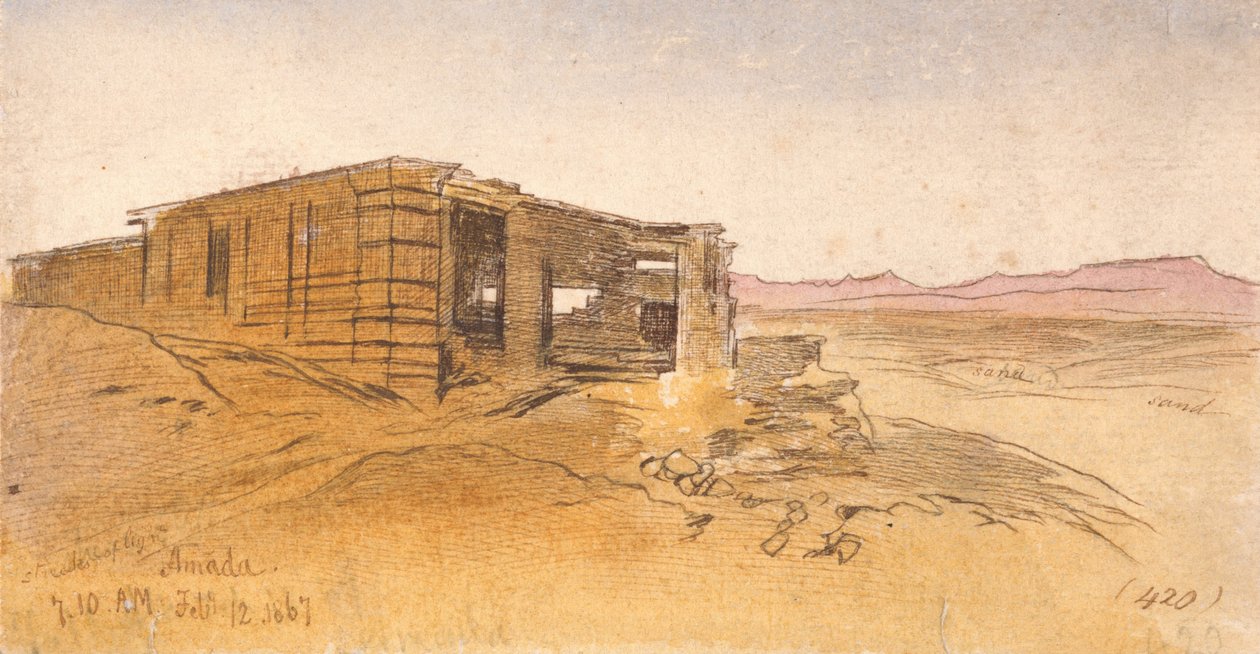 Amada, 7:10 am, 12 februari 1867 (420) door Edward Lear