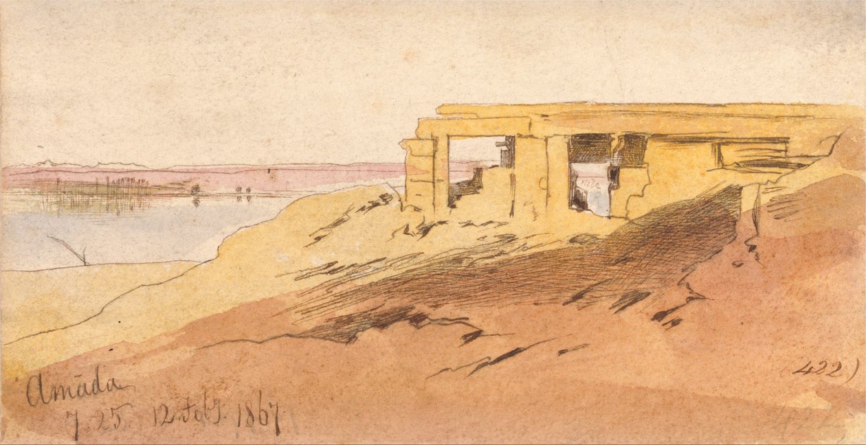 Amada, 7:25 am, 12 februari 1867 (422) door Edward Lear