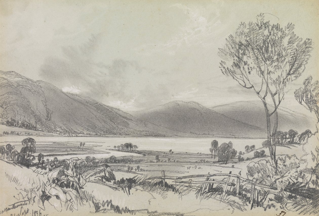Bassenthwaite door Edward Lear