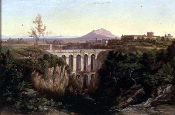 Civita Castellana door Edward Lear