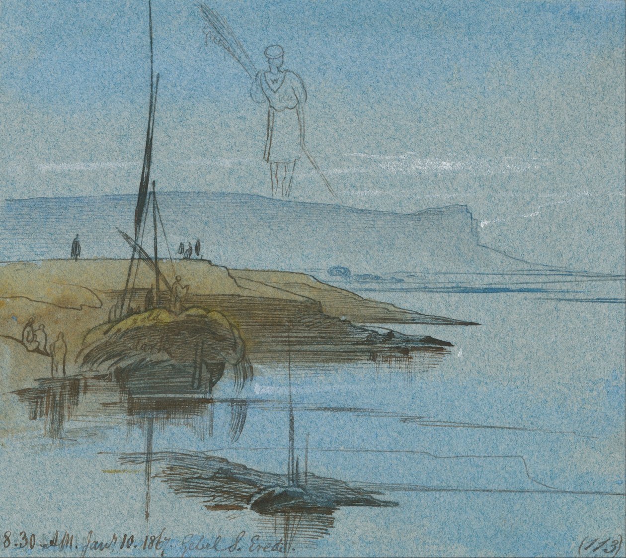 Gebel Sheikh Eredi door Edward Lear