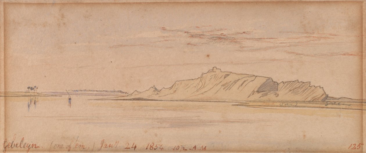 Gebelein door Edward Lear