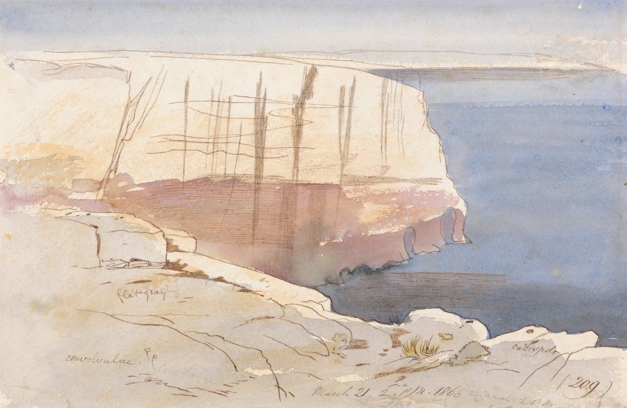 Gozo, bij Malta door Edward Lear