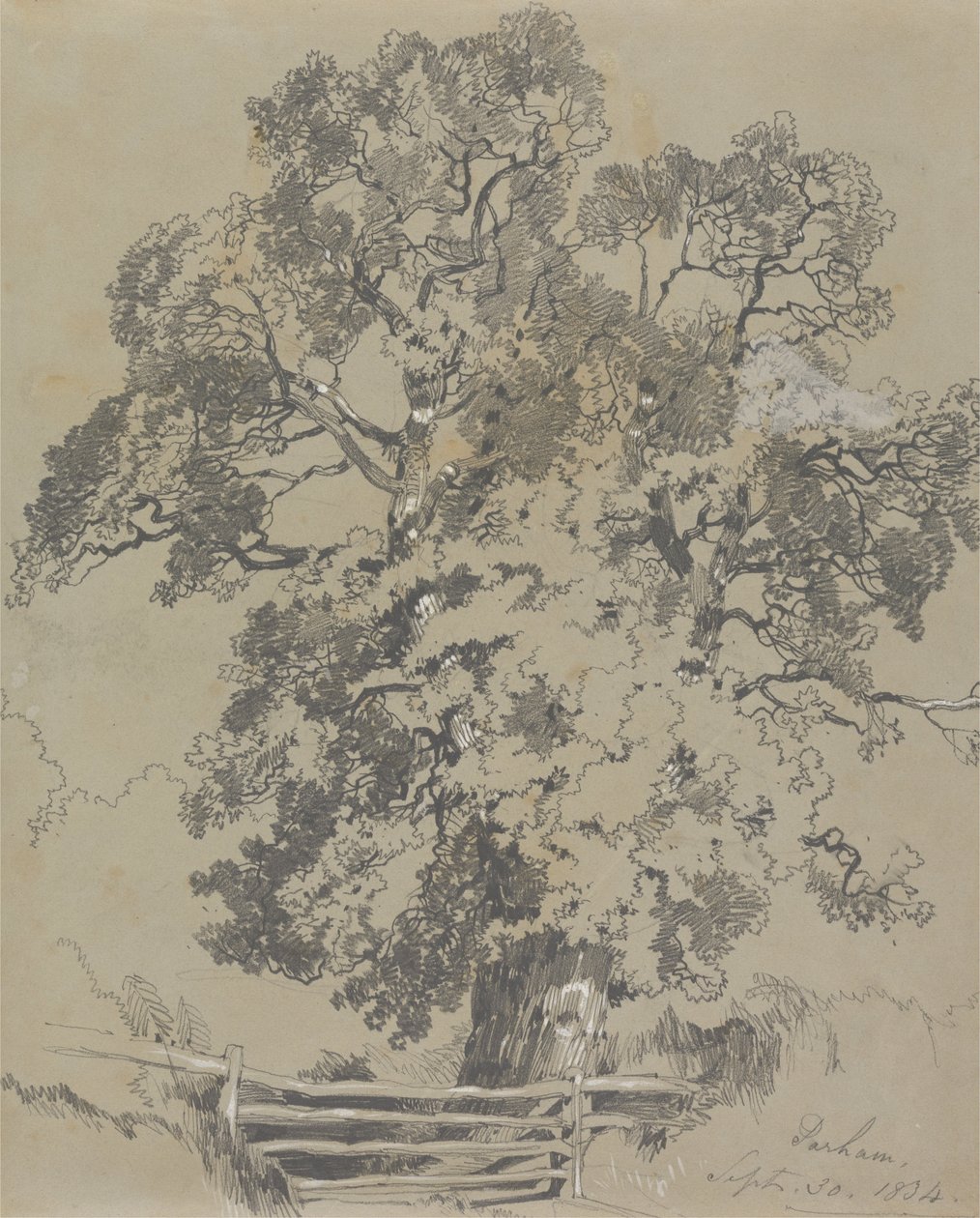 Parham, 30 sept. 1834 door Edward Lear