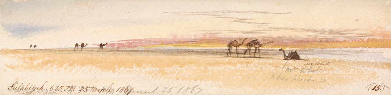 Salahiyeh door Edward Lear