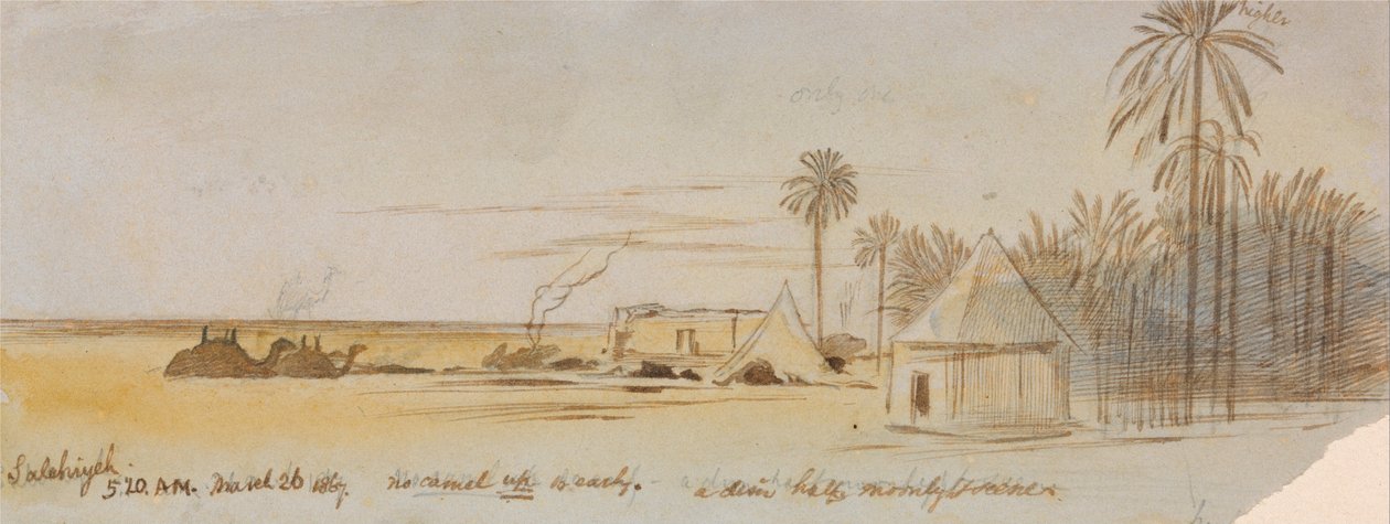 Salahiyeh door Edward Lear