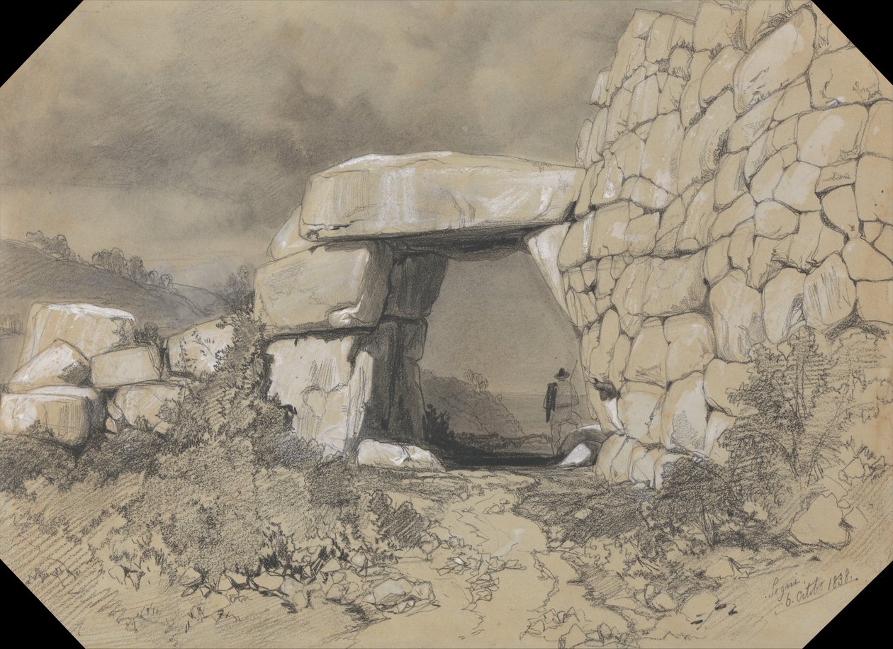 Segni, 6 oktober 1838 door Edward Lear