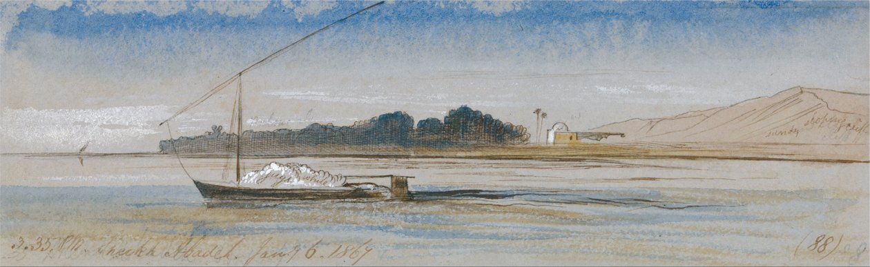 Sjeik Abadeh door Edward Lear