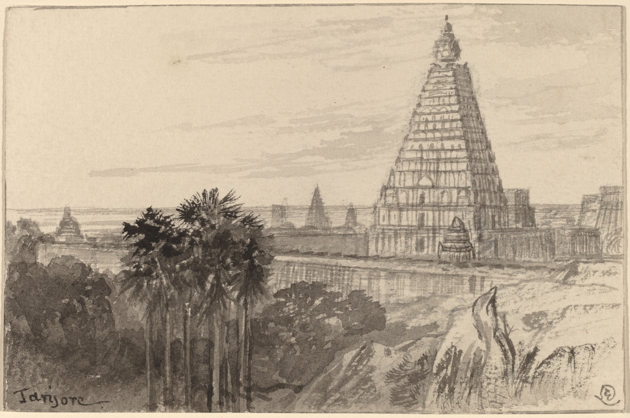 Tanjore, India door Edward Lear