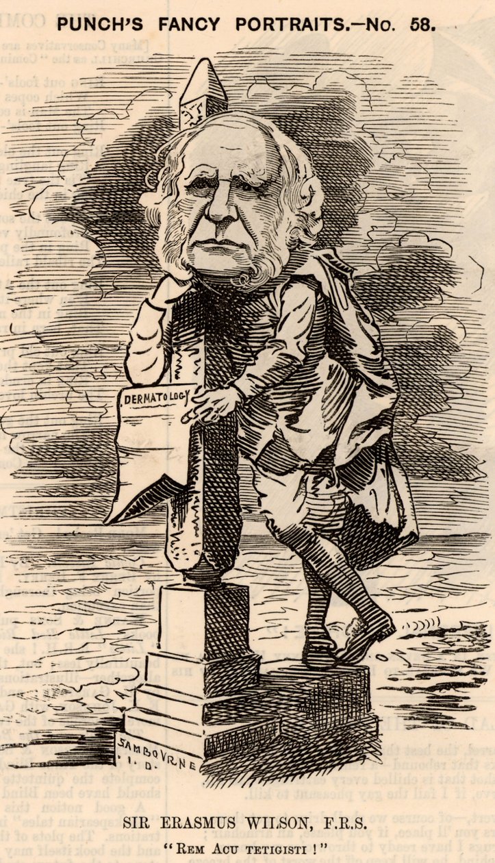 Erasmus Wilson (1809-1884) door Edward Linley Sambourne
