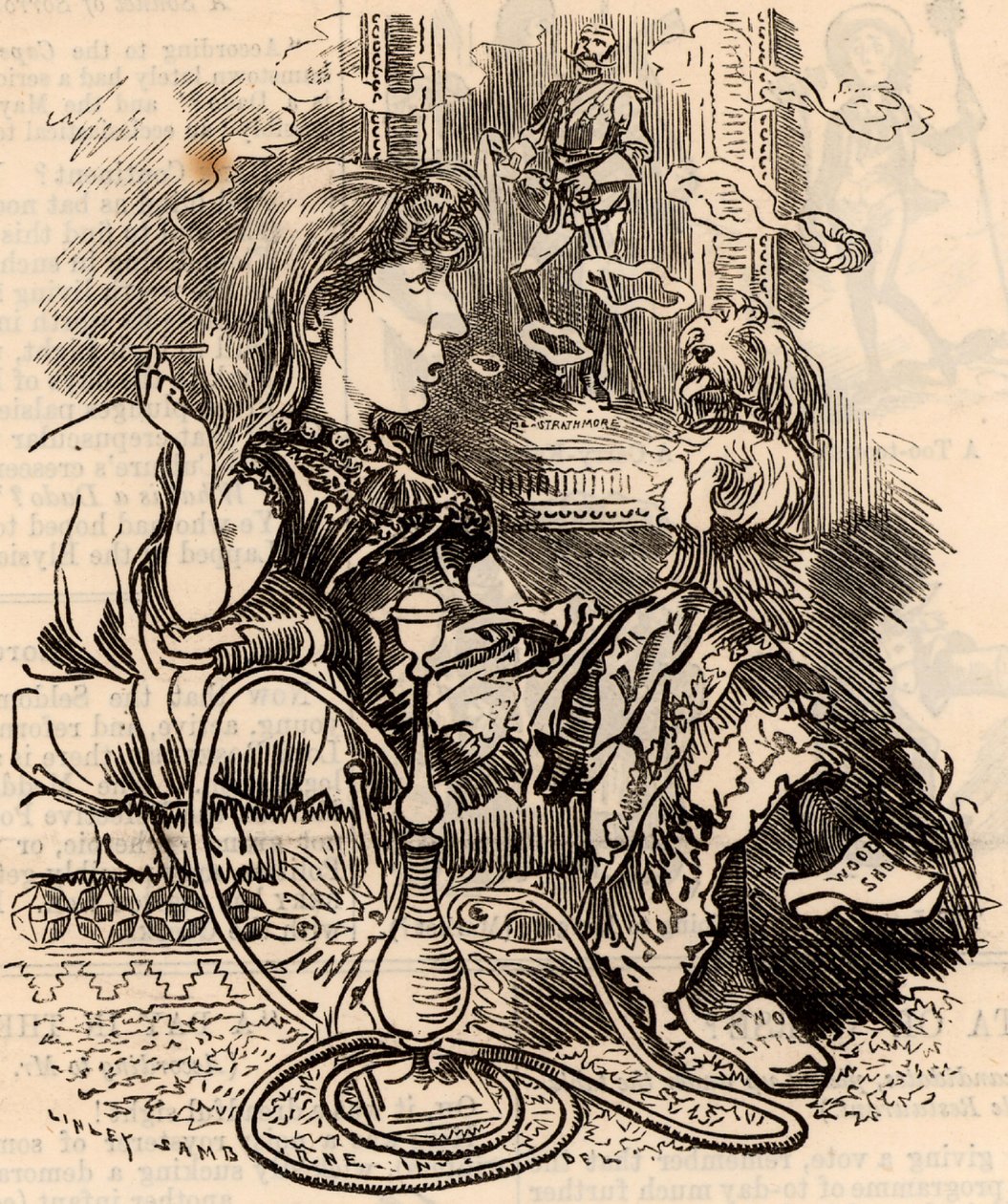 Ouida (1839-1908) door Edward Linley Sambourne