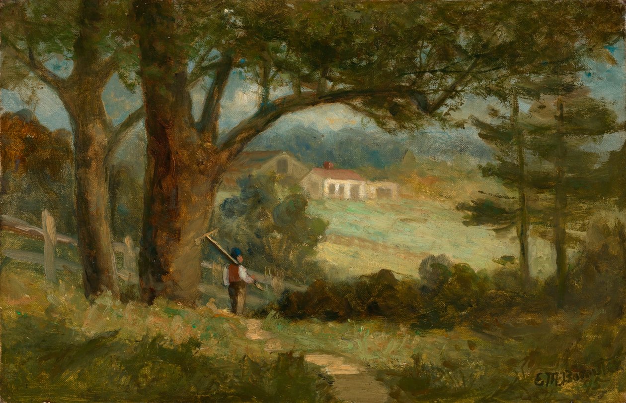 Homeward door Edward Mitchell Bannister