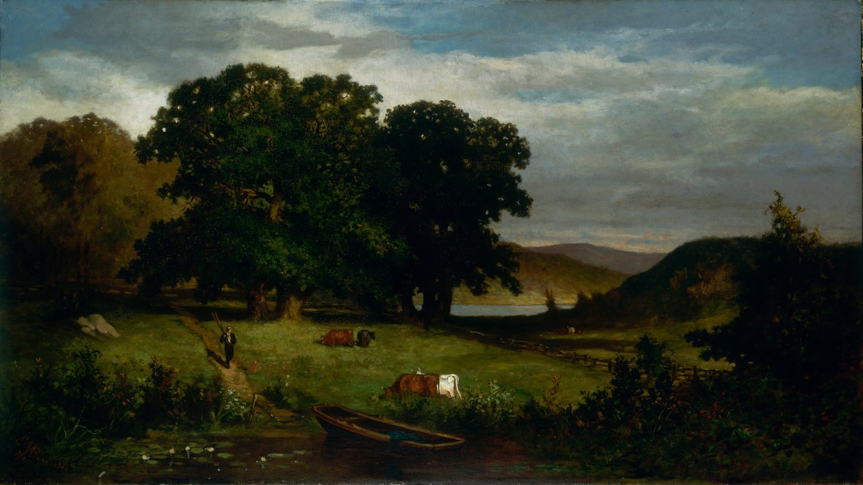 Eikenbomen door Edward Mitchell Bannister
