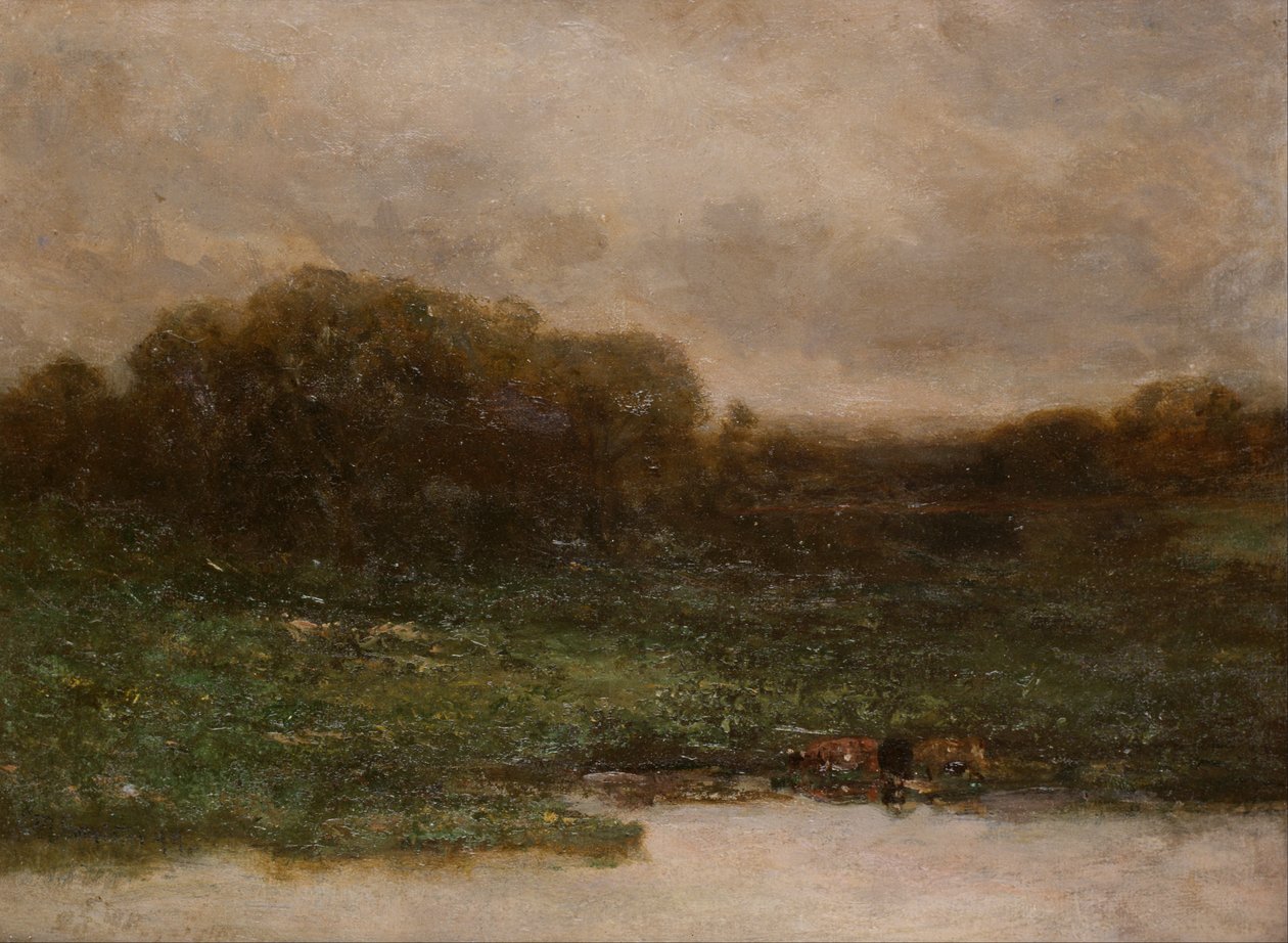 Zomerschemering door Edward Mitchell Bannister