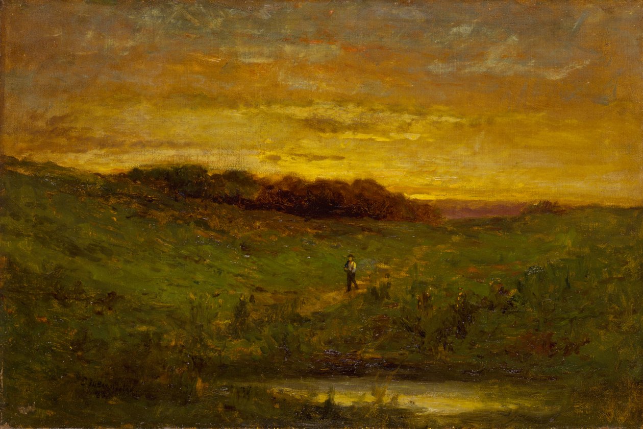 Zonsondergang door Edward Mitchell Bannister